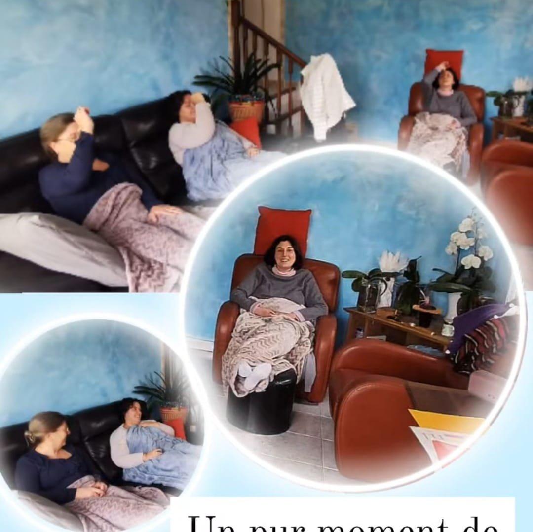 photo d'un groupe à la séance de sophrologie chez SAFI