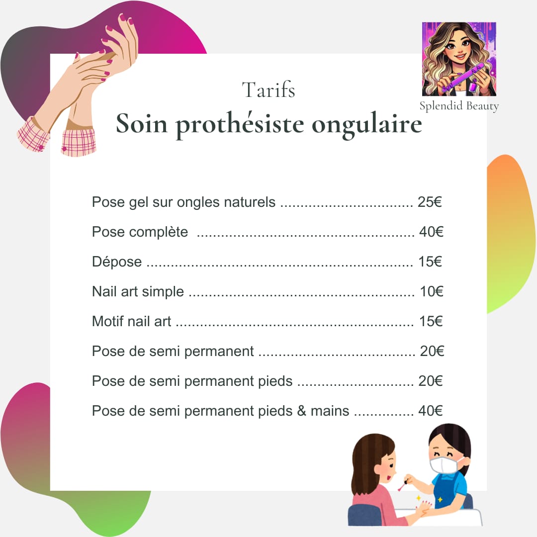 Tarifs prothésiste ongulaire